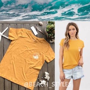 🌴🌼RIP CURL- TIDE POCKET TEE🌼🌴